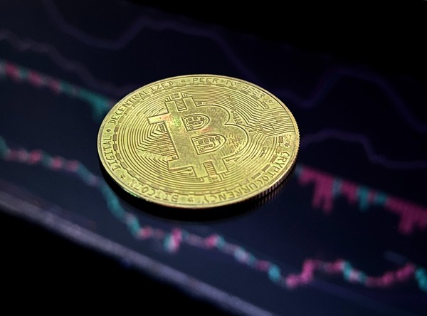 Bitcoin and Ethereum coins ready for a crypto exchange